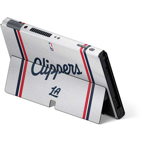 NBA Los Angeles Clippers Team Jersey Nintendo Switch OLED (2021) Skin